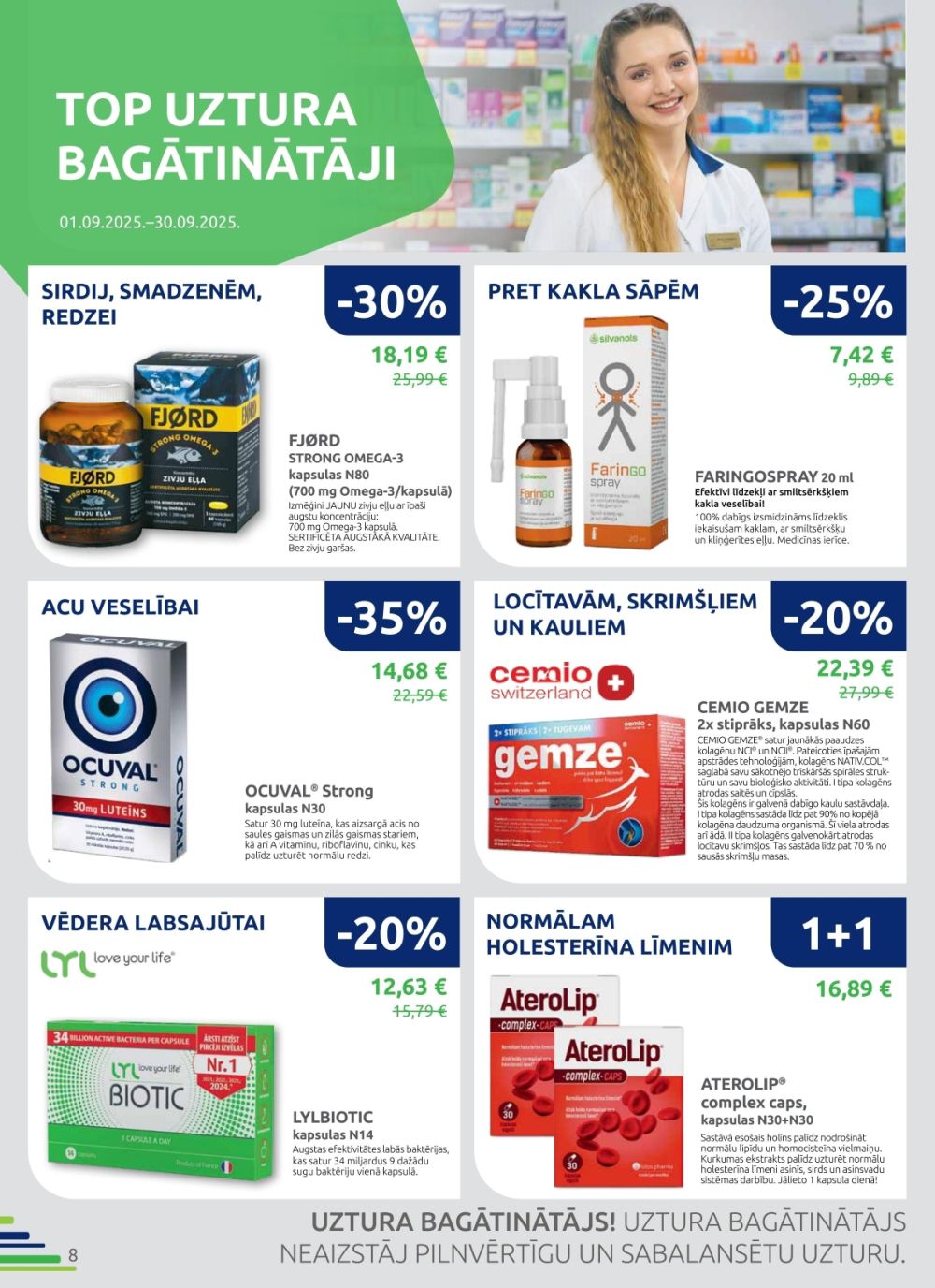 benu - BENU APTIEKA (01.09.2025 - 30.09.2025) - page: 8