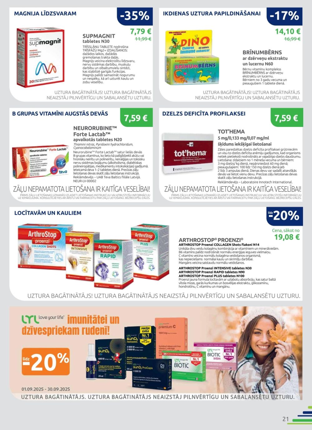 benu - BENU APTIEKA (01.09.2025 - 30.09.2025) - page: 21