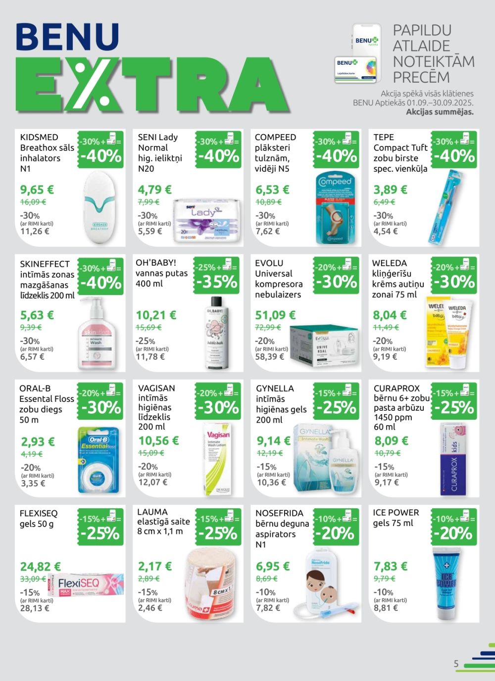 benu - BENU APTIEKA (01.09.2025 - 30.09.2025) - page: 5