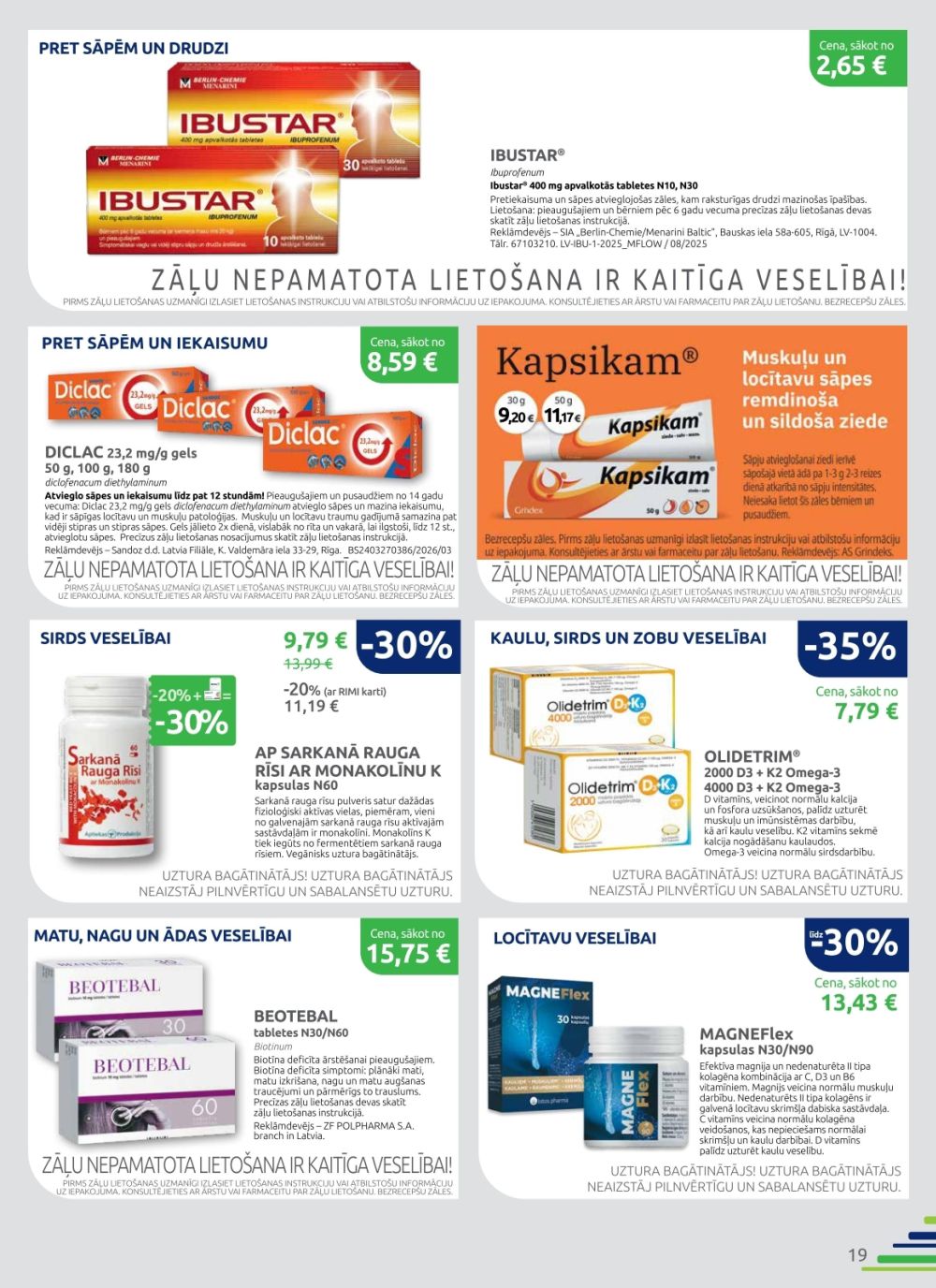 benu - BENU APTIEKA (01.10.2025 - 31.10.2025) - page: 19