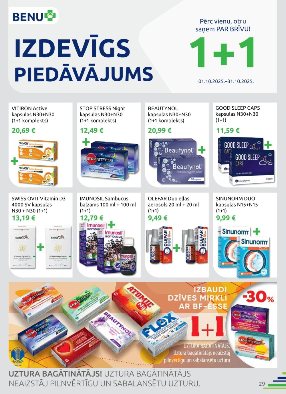 benu - BENU APTIEKA (01.10.2025 - 31.10.2025) - page: 29