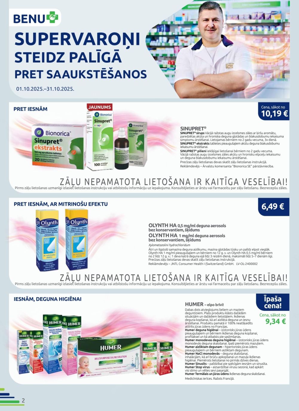 benu - BENU APTIEKA (01.10.2025 - 31.10.2025) - page: 2