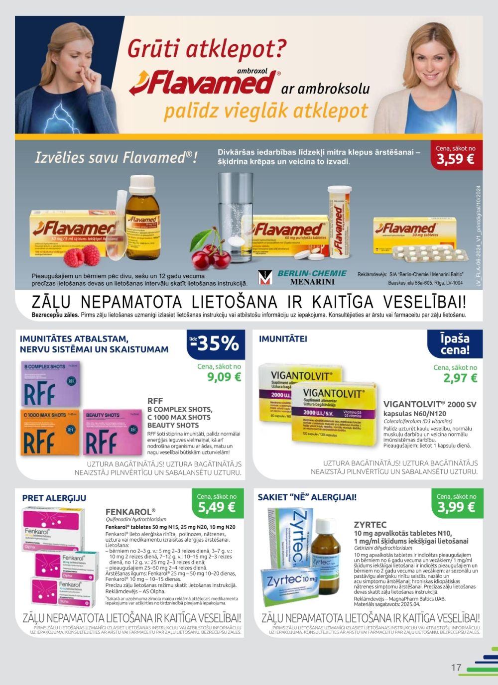 benu - BENU APTIEKA (01.10.2025 - 31.10.2025) - page: 17