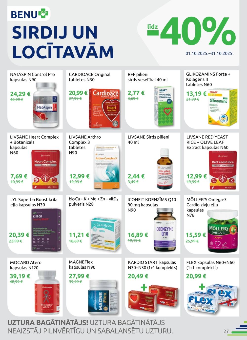 benu - BENU APTIEKA (01.10.2025 - 31.10.2025) - page: 27