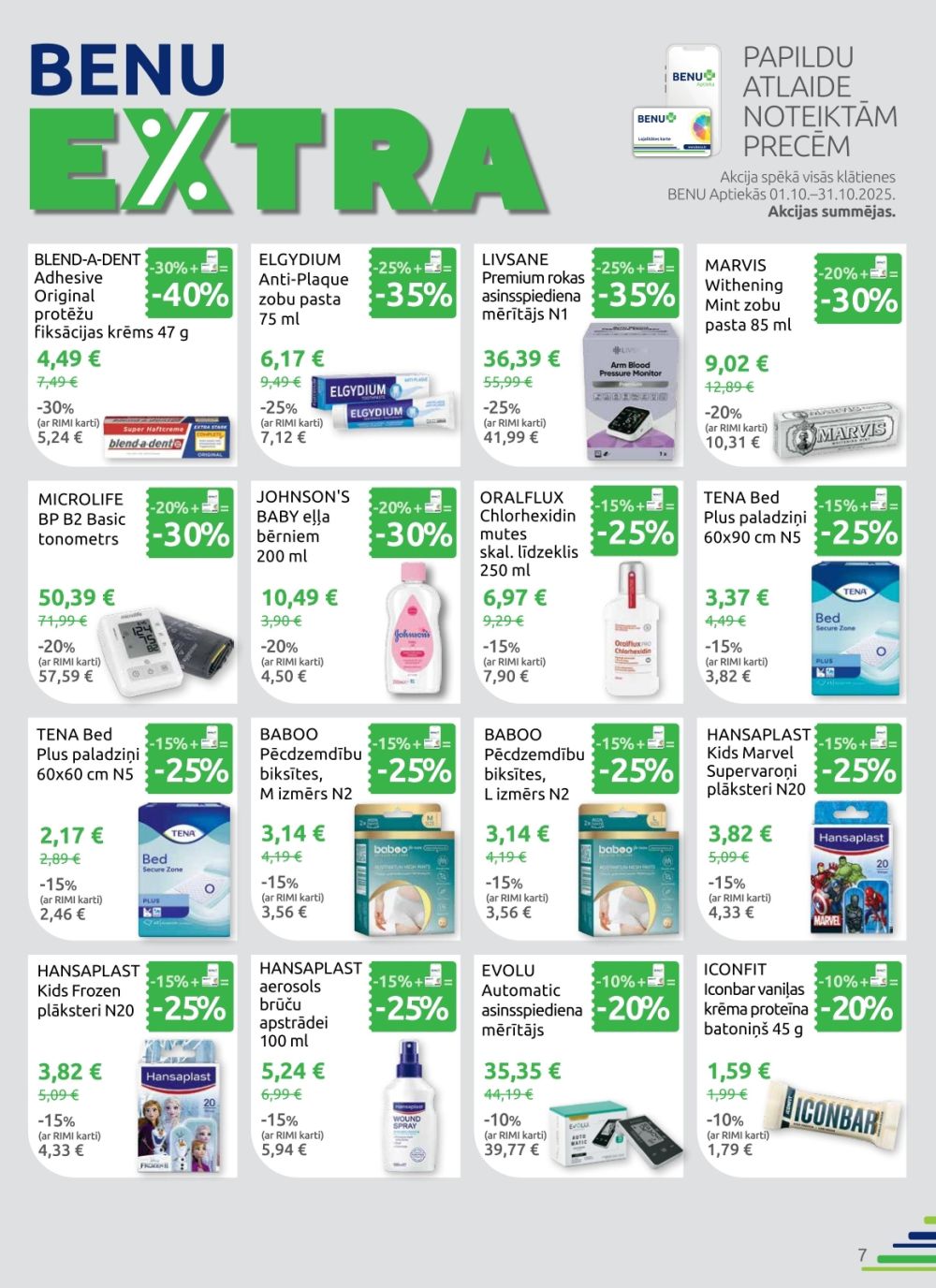 benu - BENU APTIEKA (01.10.2025 - 31.10.2025) - page: 7