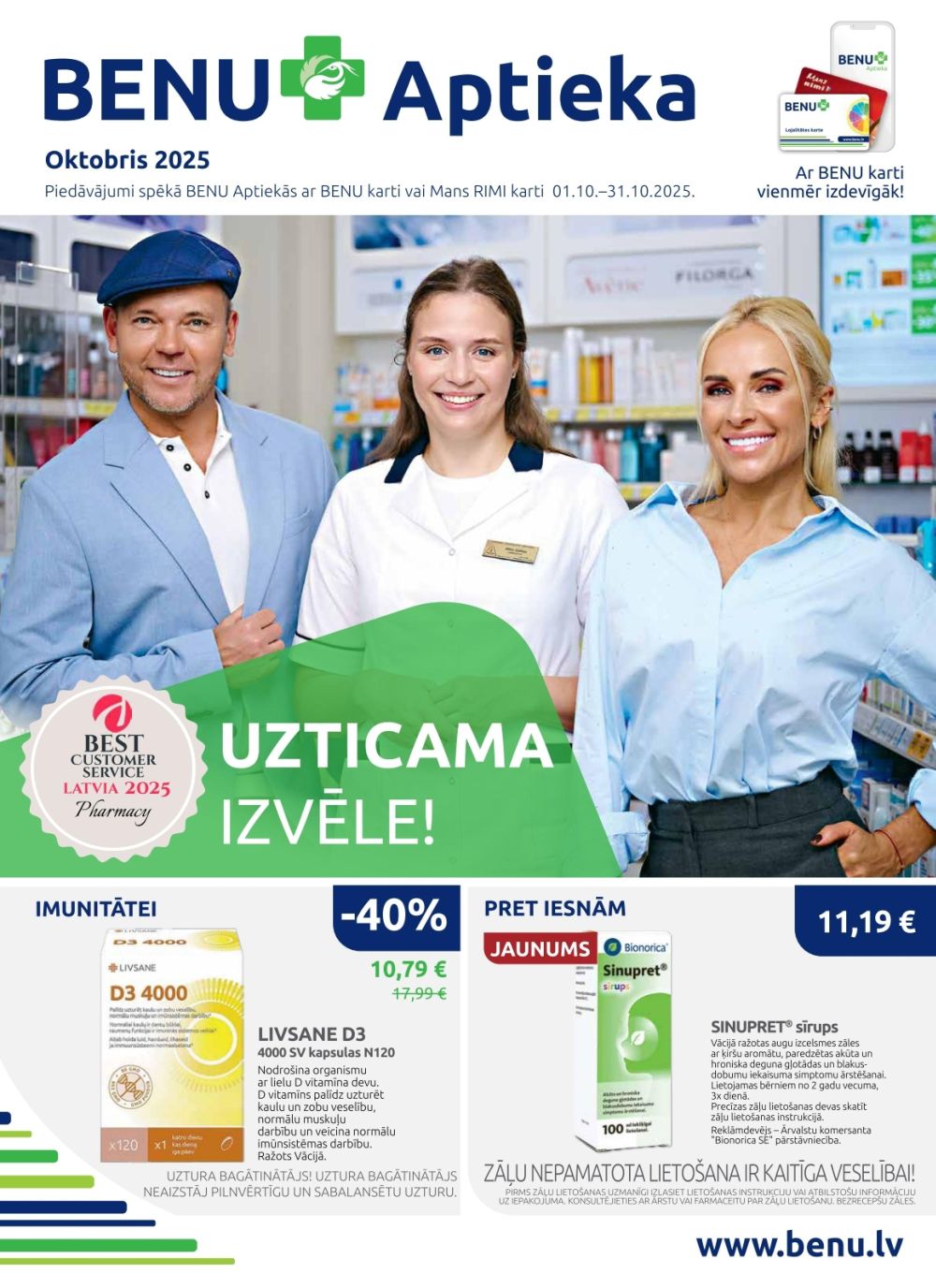 benu - BENU APTIEKA (01.10.2025 - 31.10.2025)