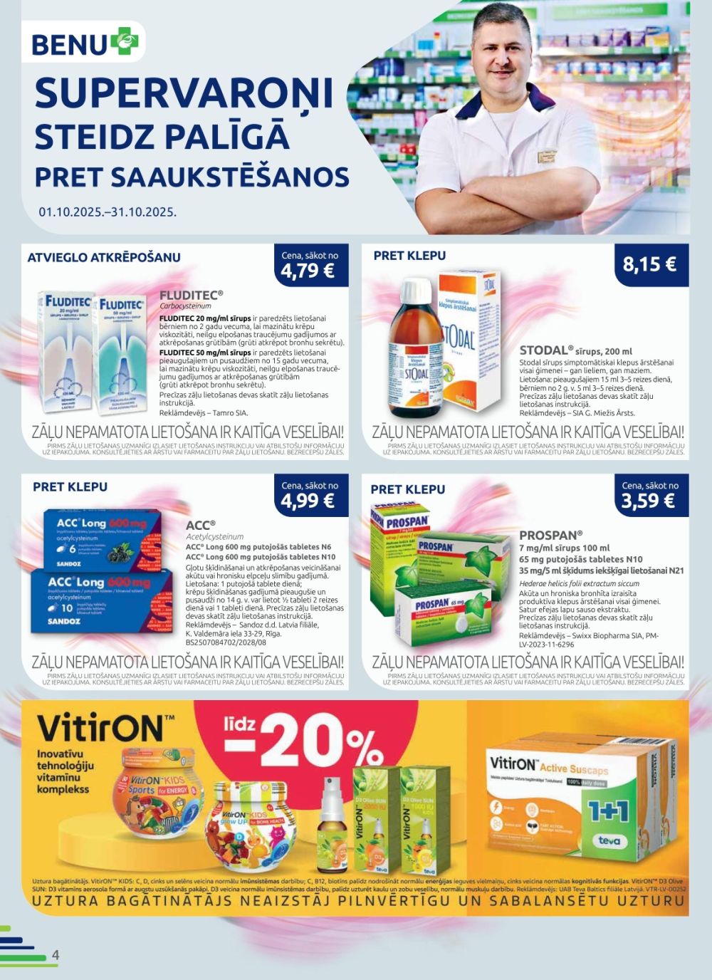 benu - BENU APTIEKA (01.10.2025 - 31.10.2025) - page: 4