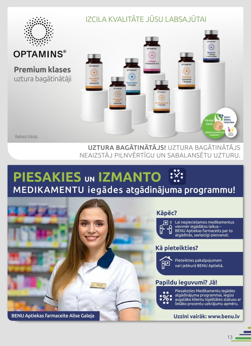 benu - BENU APTIEKA (01.11.2025 - 30.11.2025) - page: 13