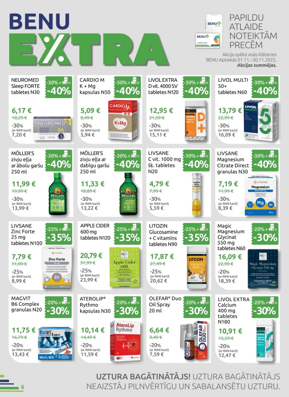 benu - BENU APTIEKA (01.11.2025 - 30.11.2025) - page: 6