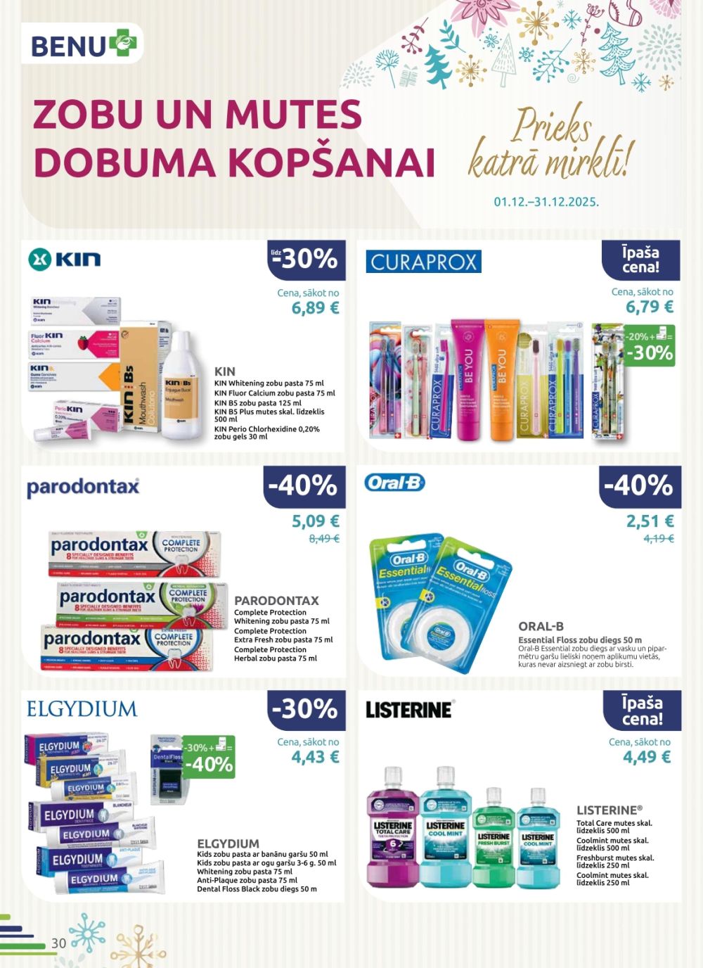 benu - BENU APTIEKA (01.12.2025 - 31.12.2025) - page: 30