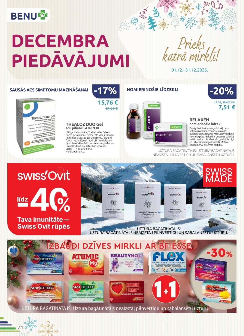 benu - BENU APTIEKA (01.12.2025 - 31.12.2025) - page: 24