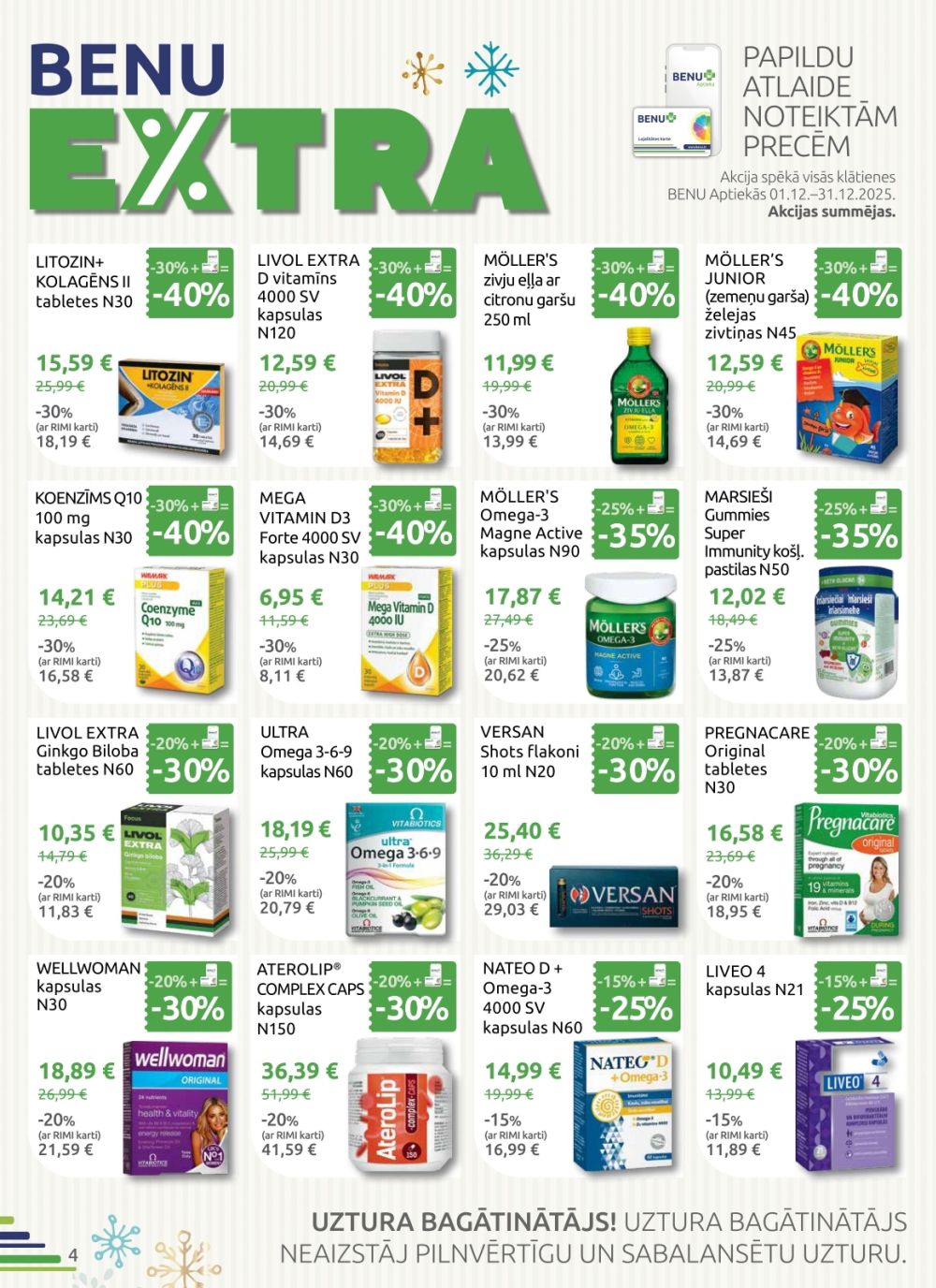 benu - BENU APTIEKA (01.12.2025 - 31.12.2025) - page: 4