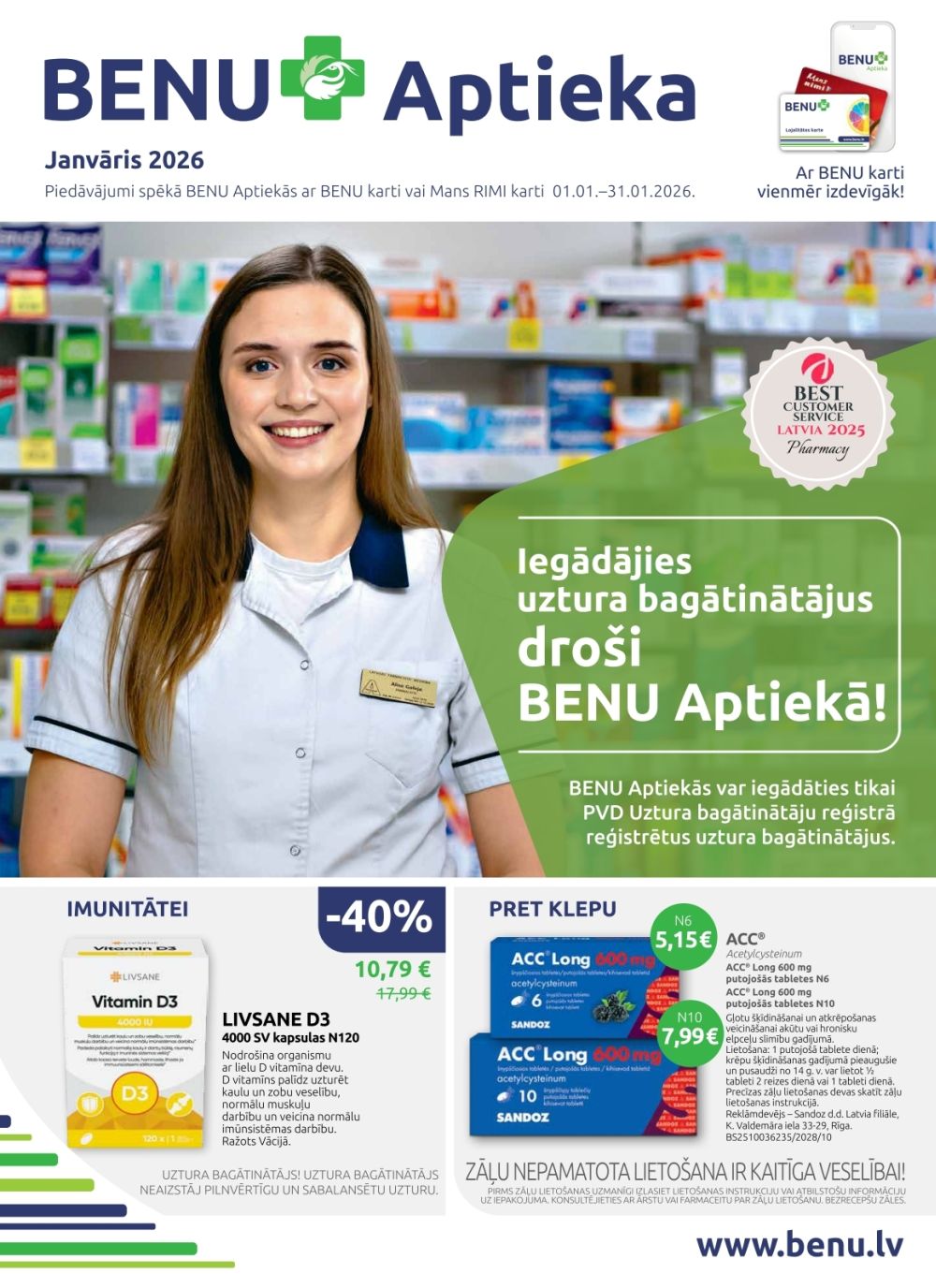 benu - BENU APTIEKA (01.01.2026 - 31.01.2026)