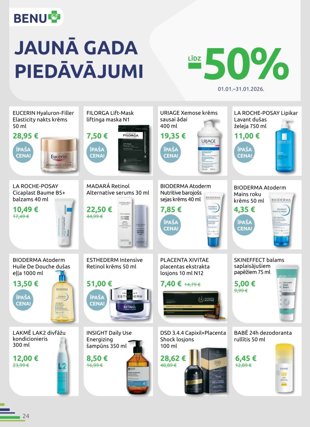 benu - BENU APTIEKA (01.01.2026 - 31.01.2026) - page: 24