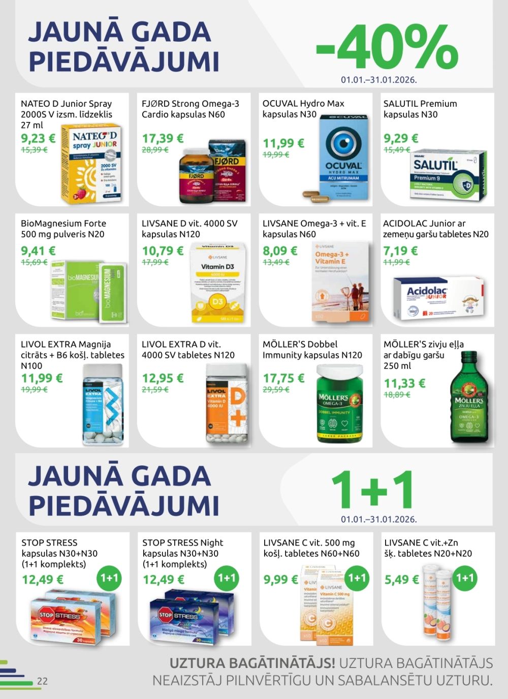 benu - BENU APTIEKA (01.01.2026 - 31.01.2026) - page: 22