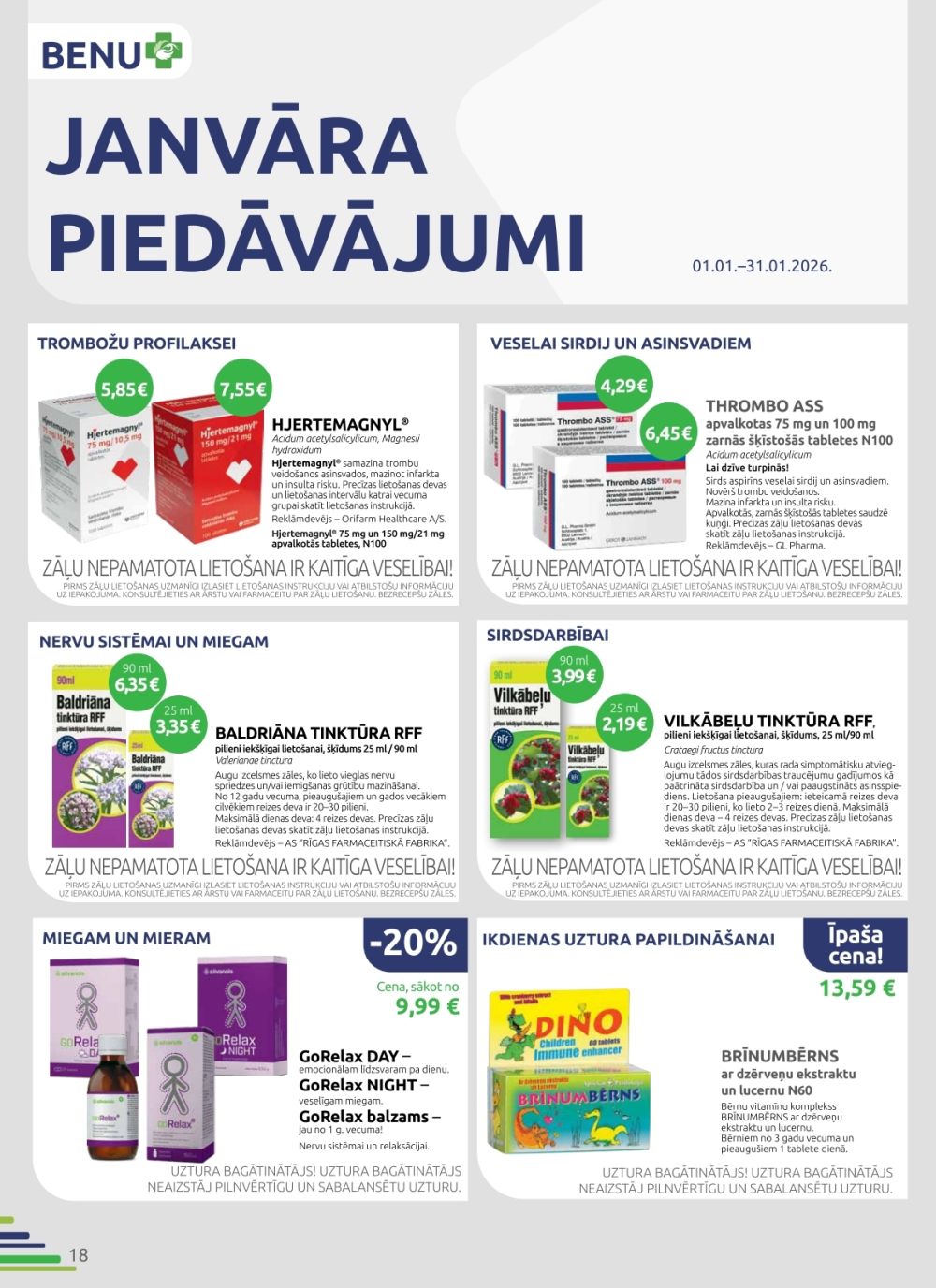 benu - BENU APTIEKA (01.01.2026 - 31.01.2026) - page: 18