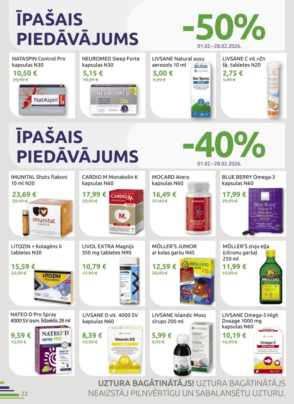 benu - BENU APTIEKA (01.02.2026 - 28.02.2026) - page: 22