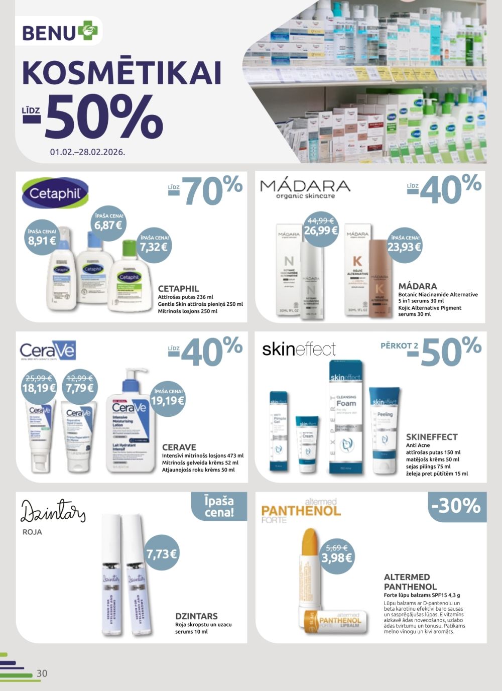 benu - BENU APTIEKA (01.02.2026 - 28.02.2026) - page: 30