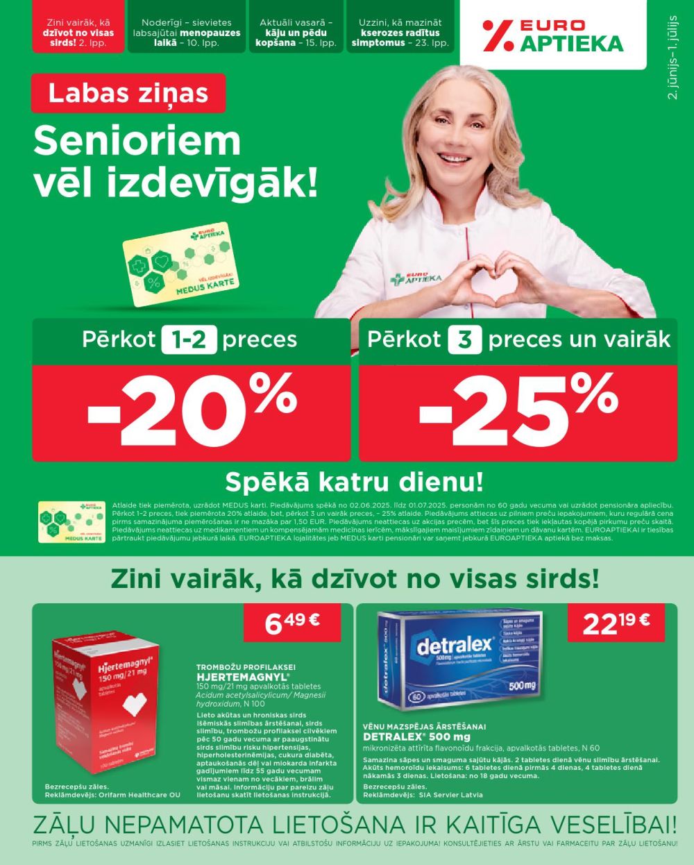 euroaptieka - EUROAPTIEKA (02.06.2025 - 01.07.2025)