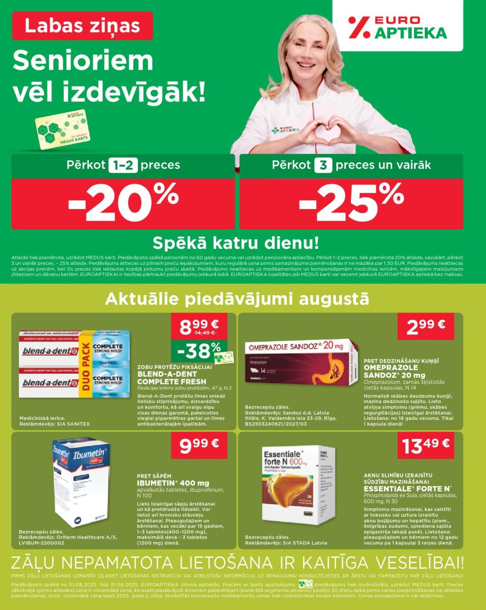 euroaptieka - EUROAPTIEKA (01.08.2025 - 31.08.2025) - page: 28