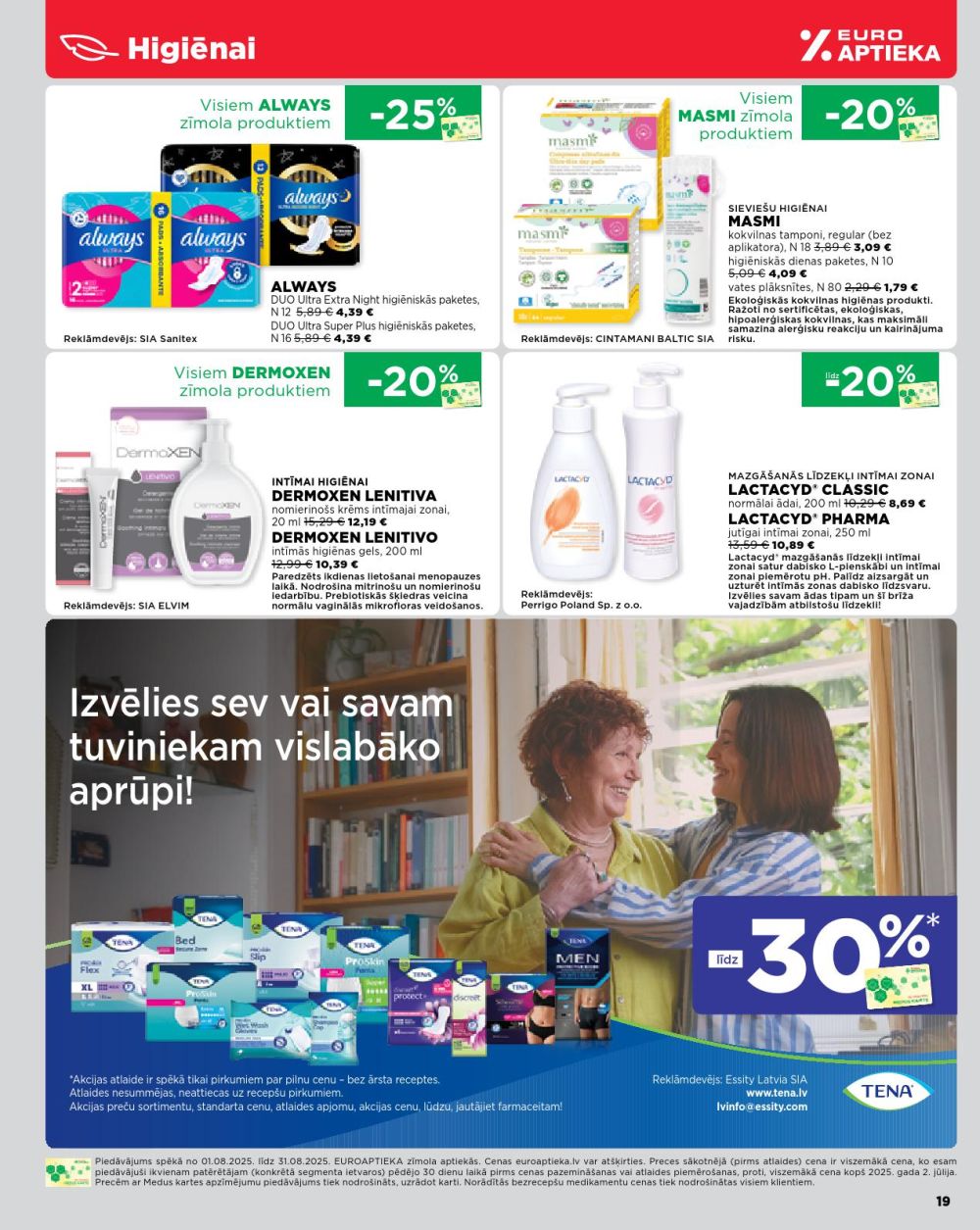 euroaptieka - EUROAPTIEKA (01.08.2025 - 31.08.2025) - page: 19
