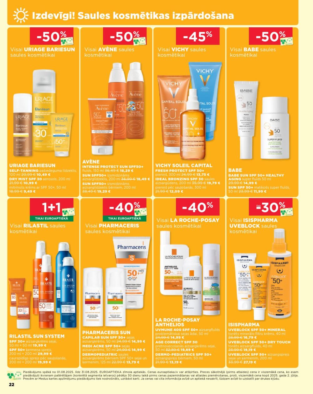 euroaptieka - EUROAPTIEKA (01.08.2025 - 31.08.2025) - page: 22