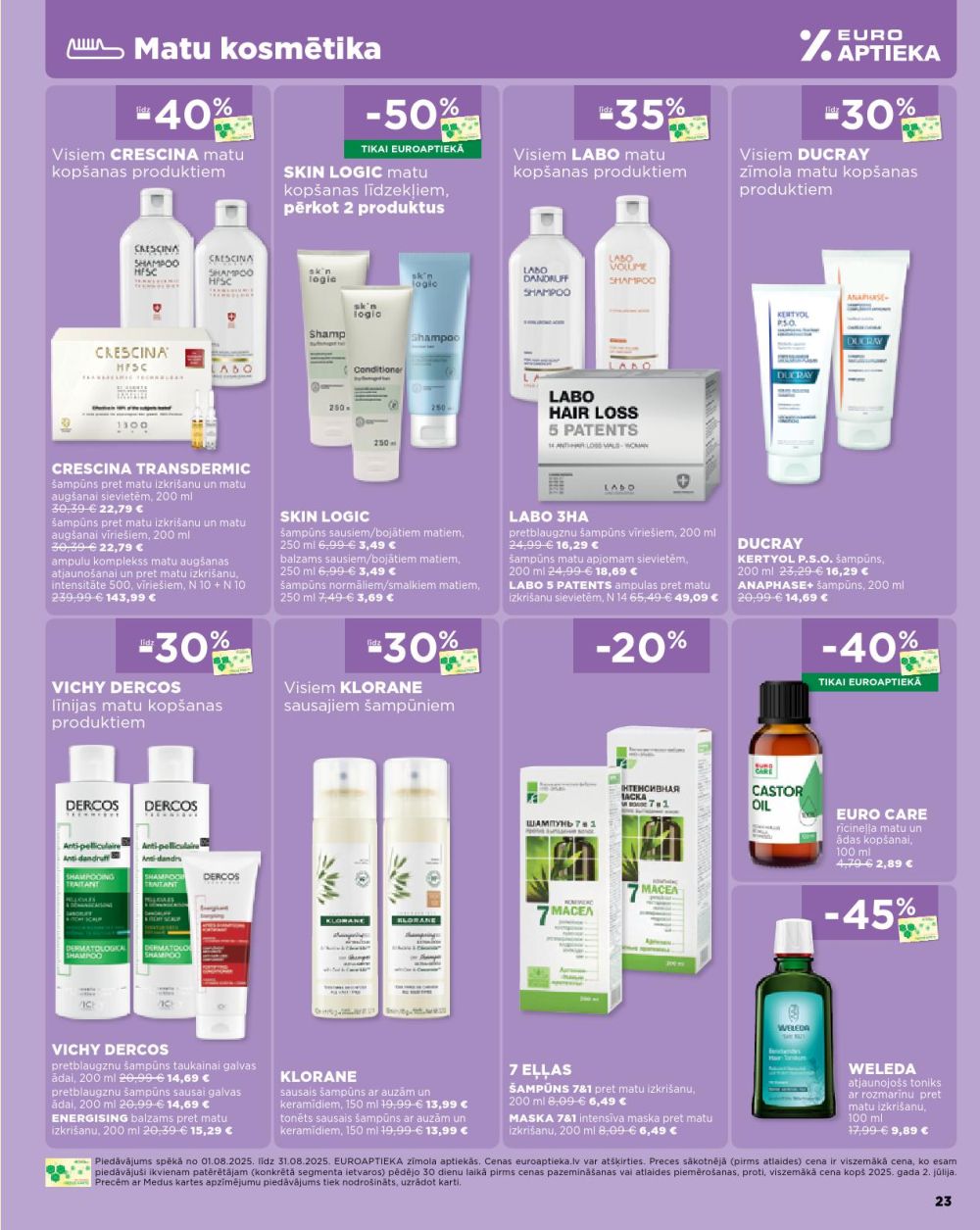 euroaptieka - EUROAPTIEKA (01.08.2025 - 31.08.2025) - page: 23