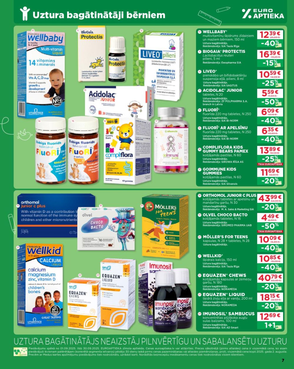 euroaptieka - EUROAPTIEKA (01.09.2025 - 30.09.2025) - page: 7