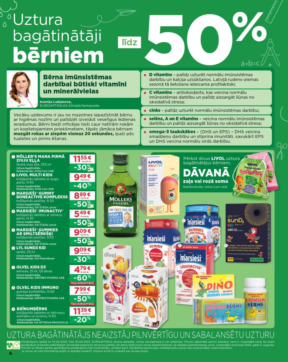 euroaptieka - EUROAPTIEKA (01.09.2025 - 30.09.2025) - page: 6