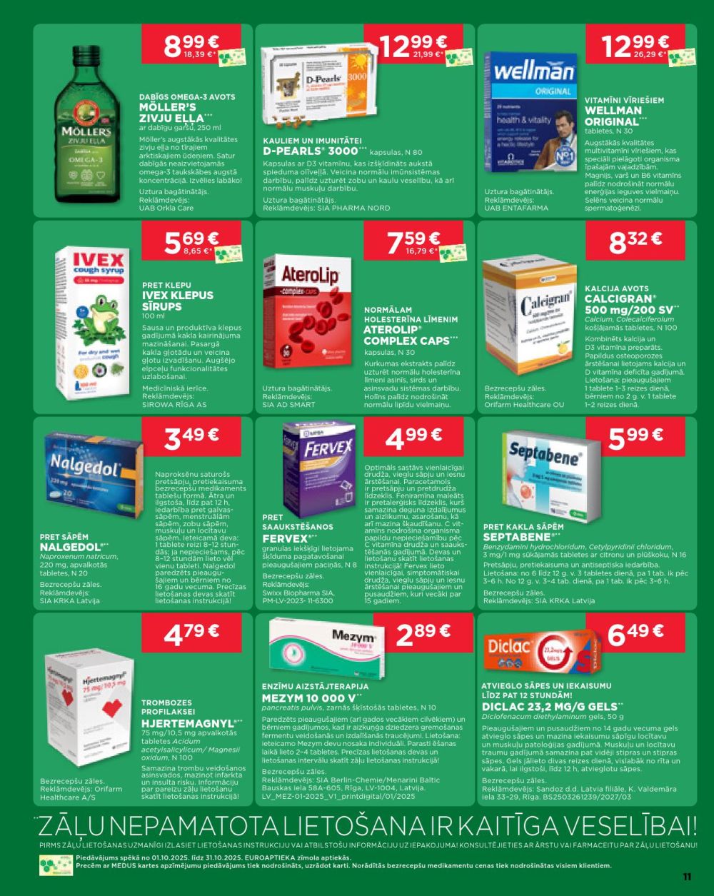 euroaptieka - EUROAPTIEKA (01.10.2025 - 31.10.2025) - page: 11