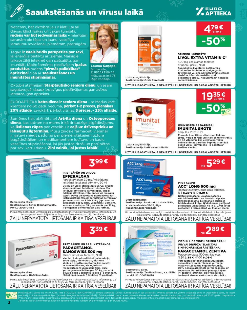 euroaptieka - EUROAPTIEKA (01.10.2025 - 31.10.2025) - page: 2
