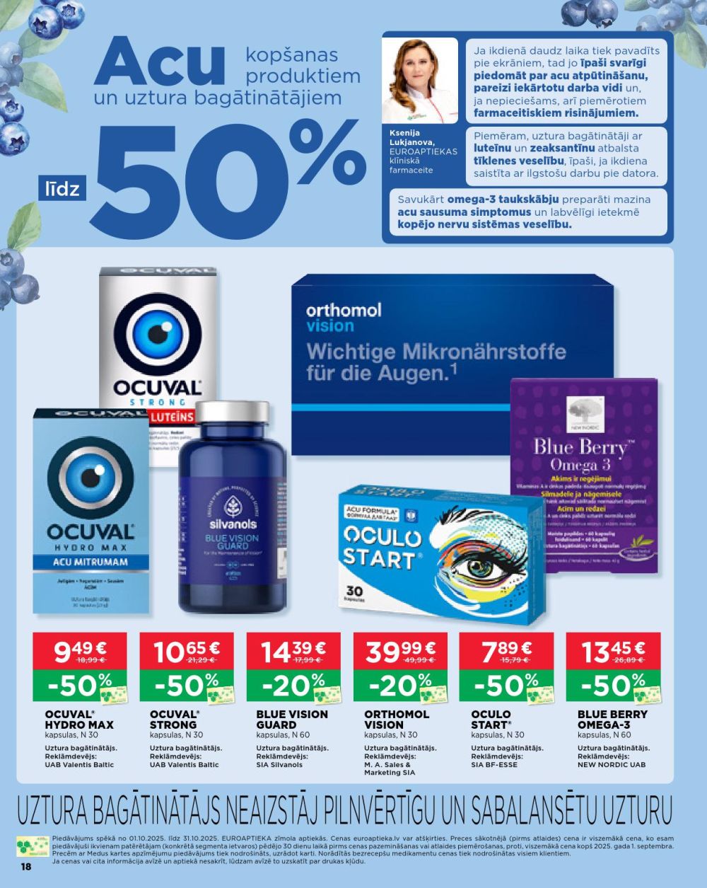 euroaptieka - EUROAPTIEKA (01.10.2025 - 31.10.2025) - page: 18