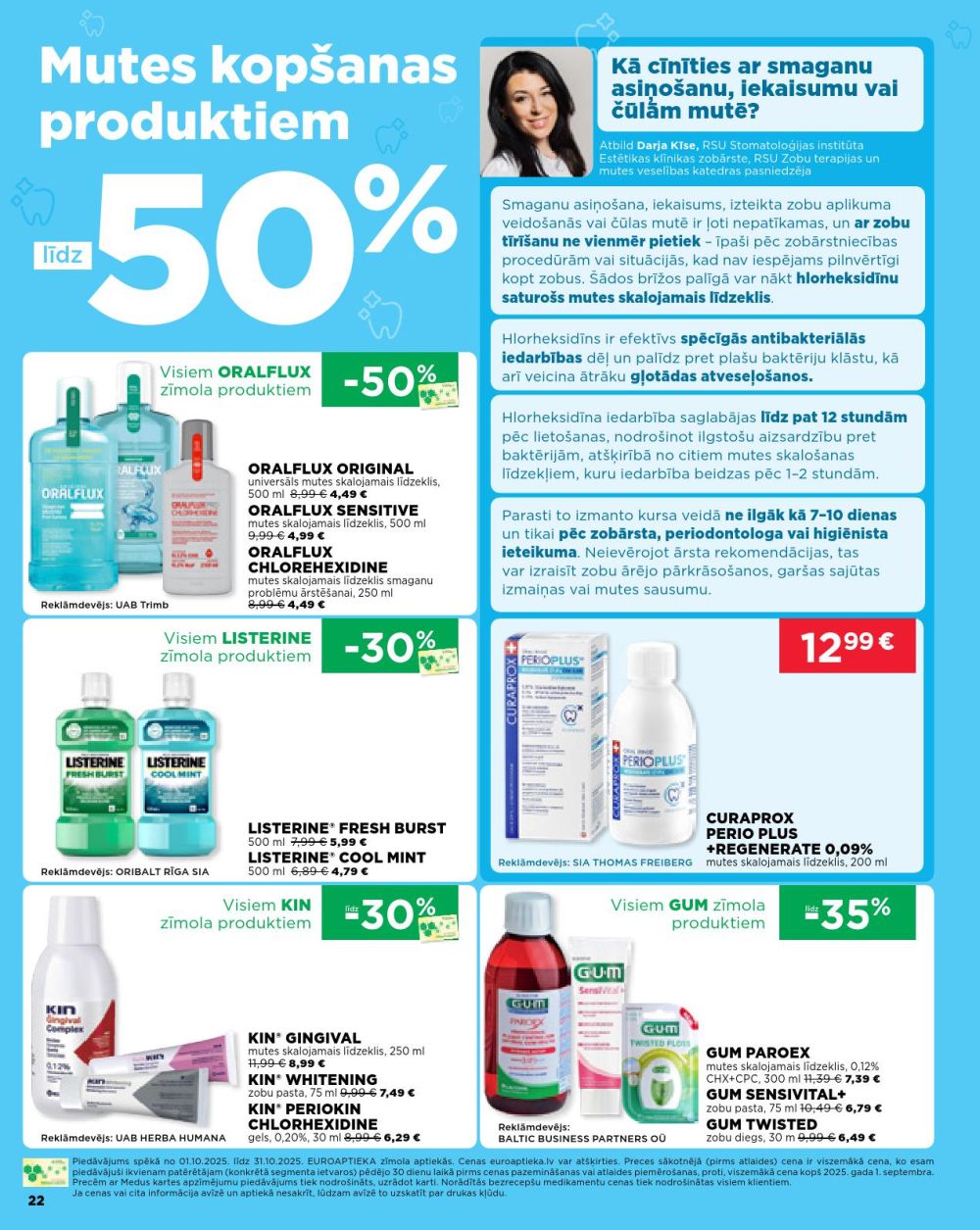 euroaptieka - EUROAPTIEKA (01.10.2025 - 31.10.2025) - page: 22