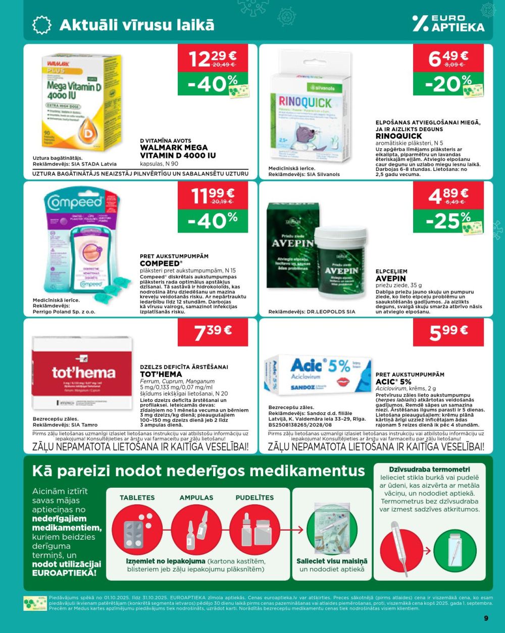 euroaptieka - EUROAPTIEKA (01.10.2025 - 31.10.2025) - page: 9