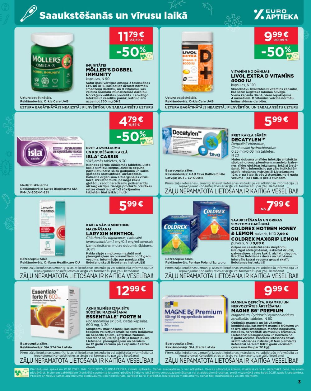 euroaptieka - EUROAPTIEKA (01.10.2025 - 31.10.2025) - page: 3
