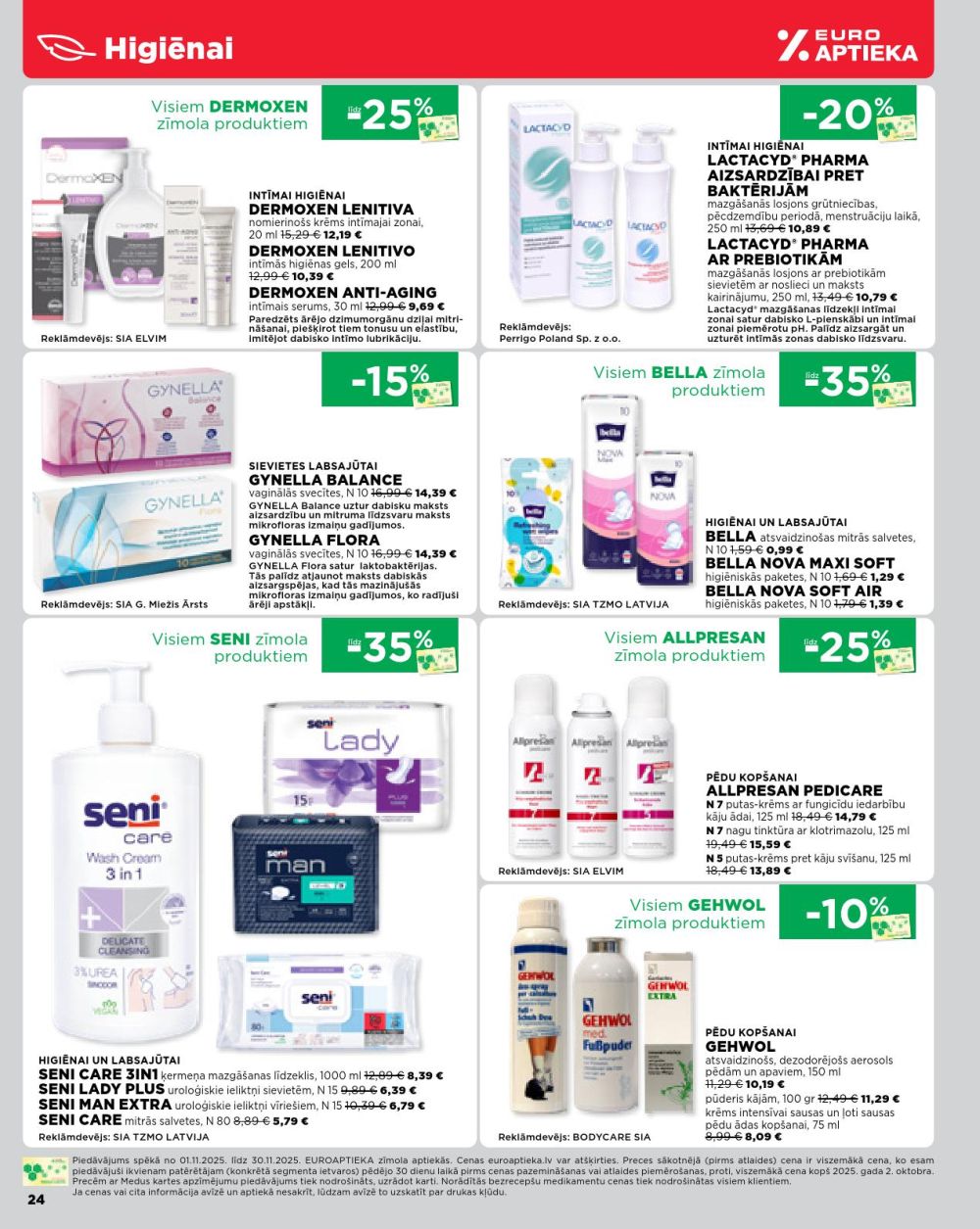 euroaptieka - EUROAPTIEKA (01.11.2025 - 30.11.2025) - page: 24