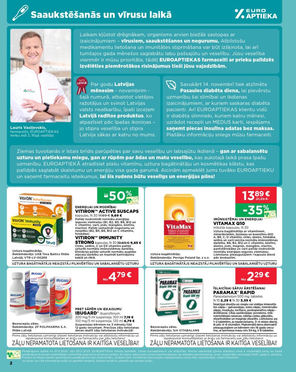euroaptieka - EUROAPTIEKA (01.11.2025 - 30.11.2025) - page: 2