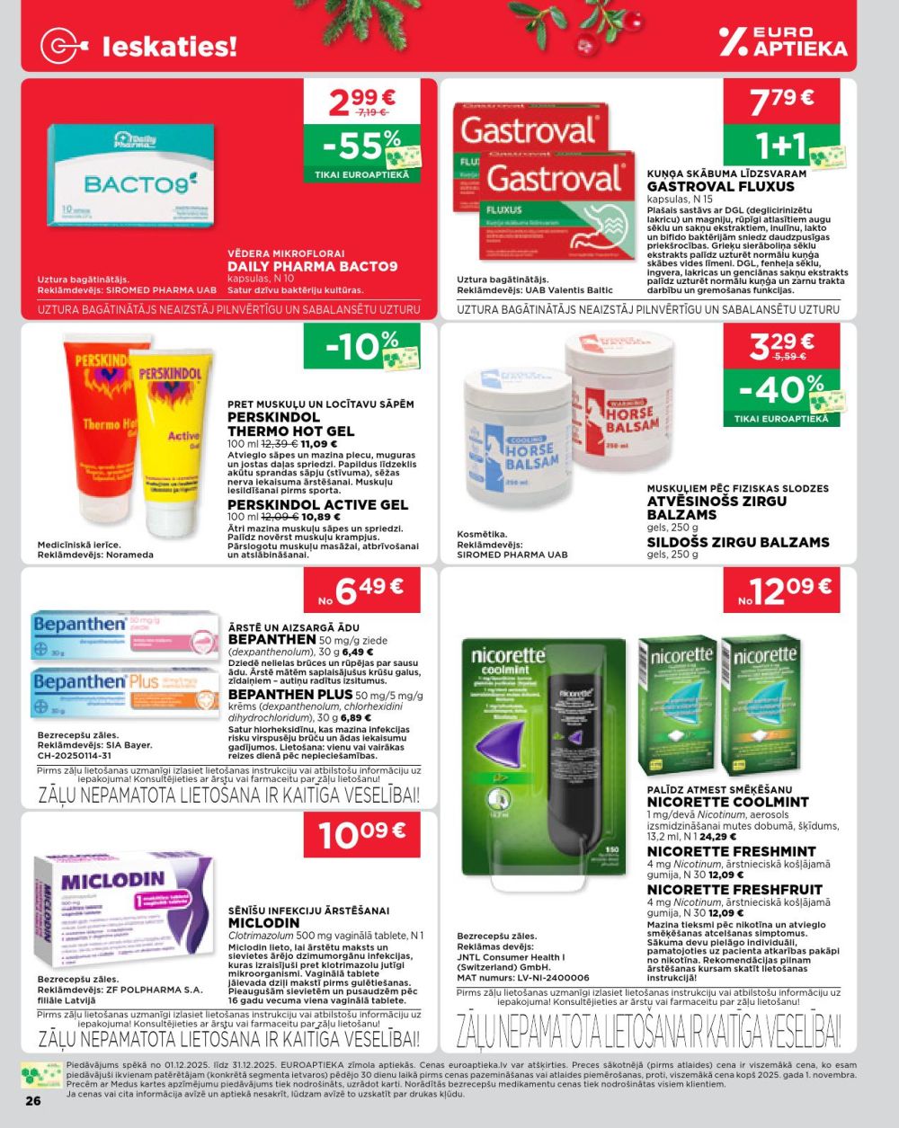 euroaptieka - EUROAPTIEKA (01.12.2025 - 31.12.2025) - page: 26