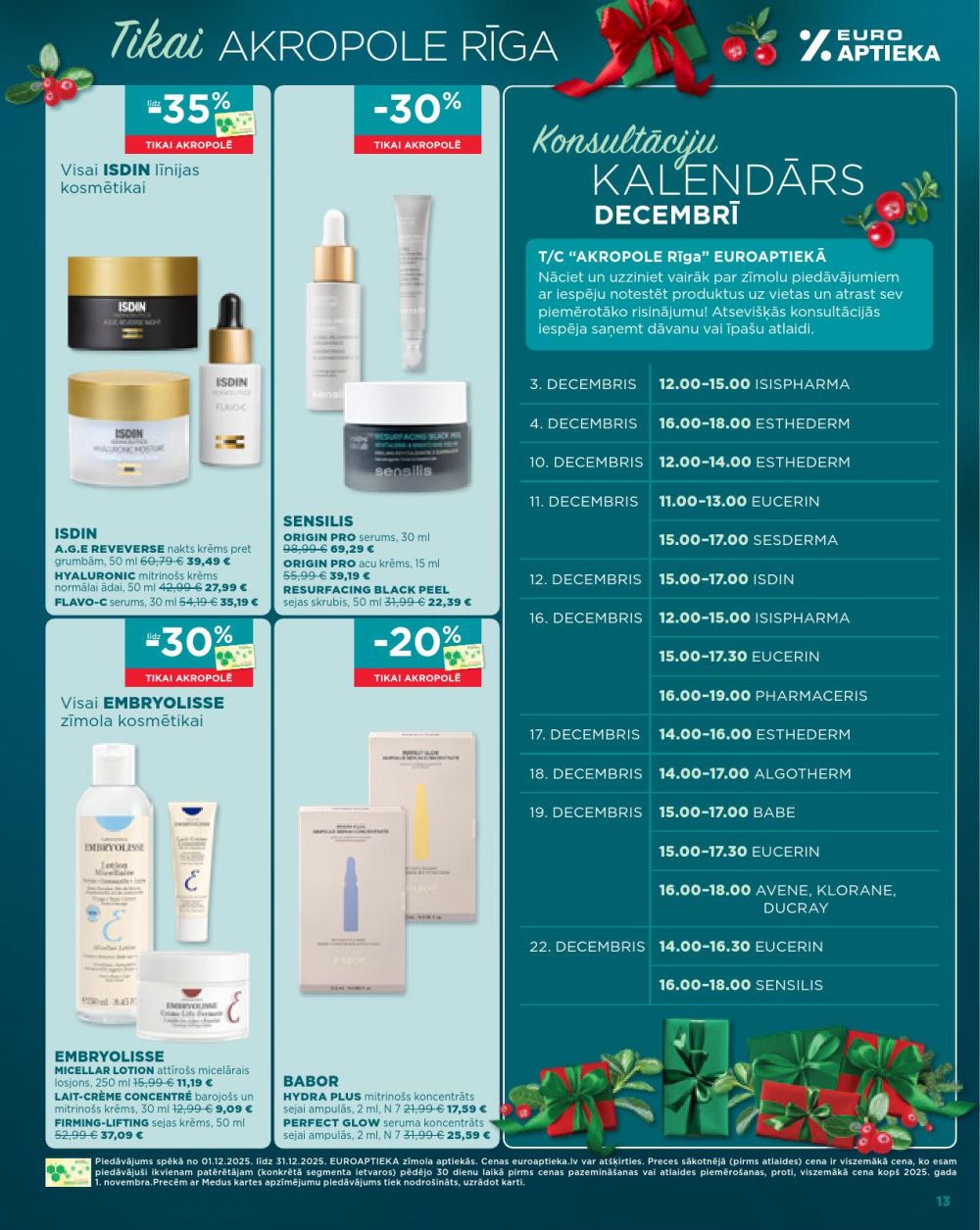 euroaptieka - EUROAPTIEKA (01.12.2025 - 31.12.2025) - page: 13