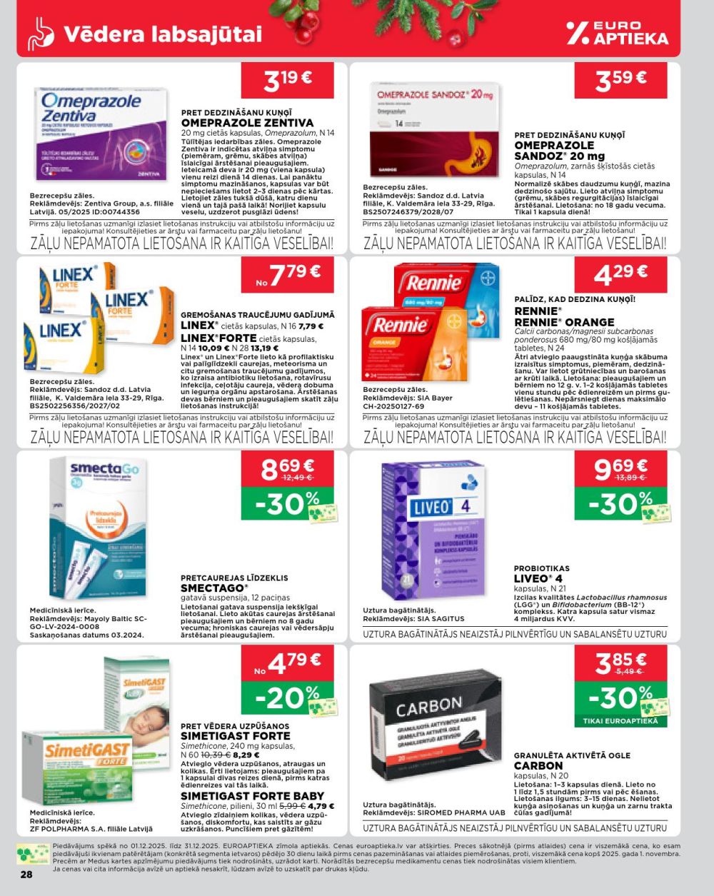 euroaptieka - EUROAPTIEKA (01.12.2025 - 31.12.2025) - page: 28
