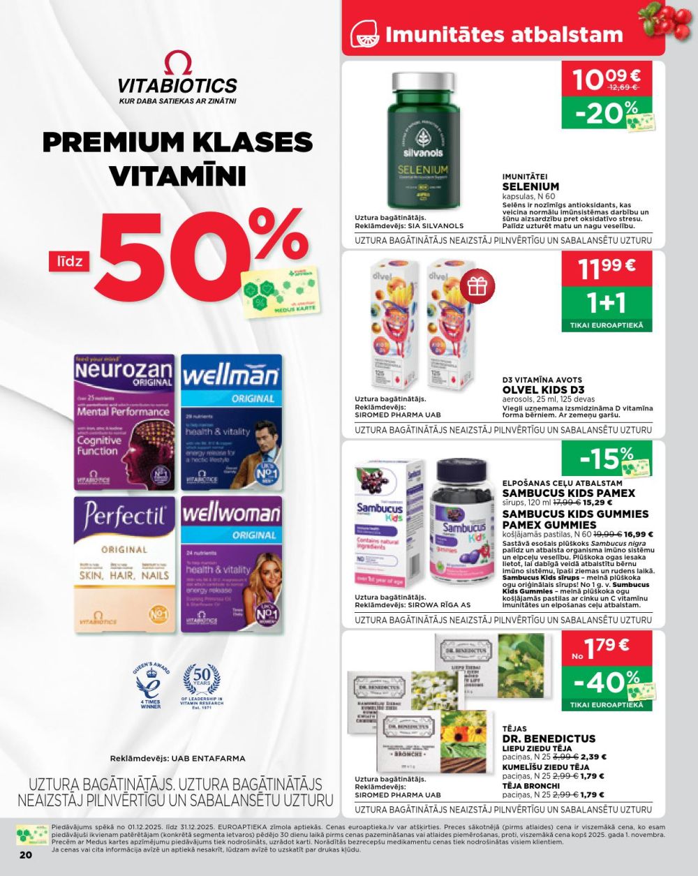euroaptieka - EUROAPTIEKA (01.12.2025 - 31.12.2025) - page: 20