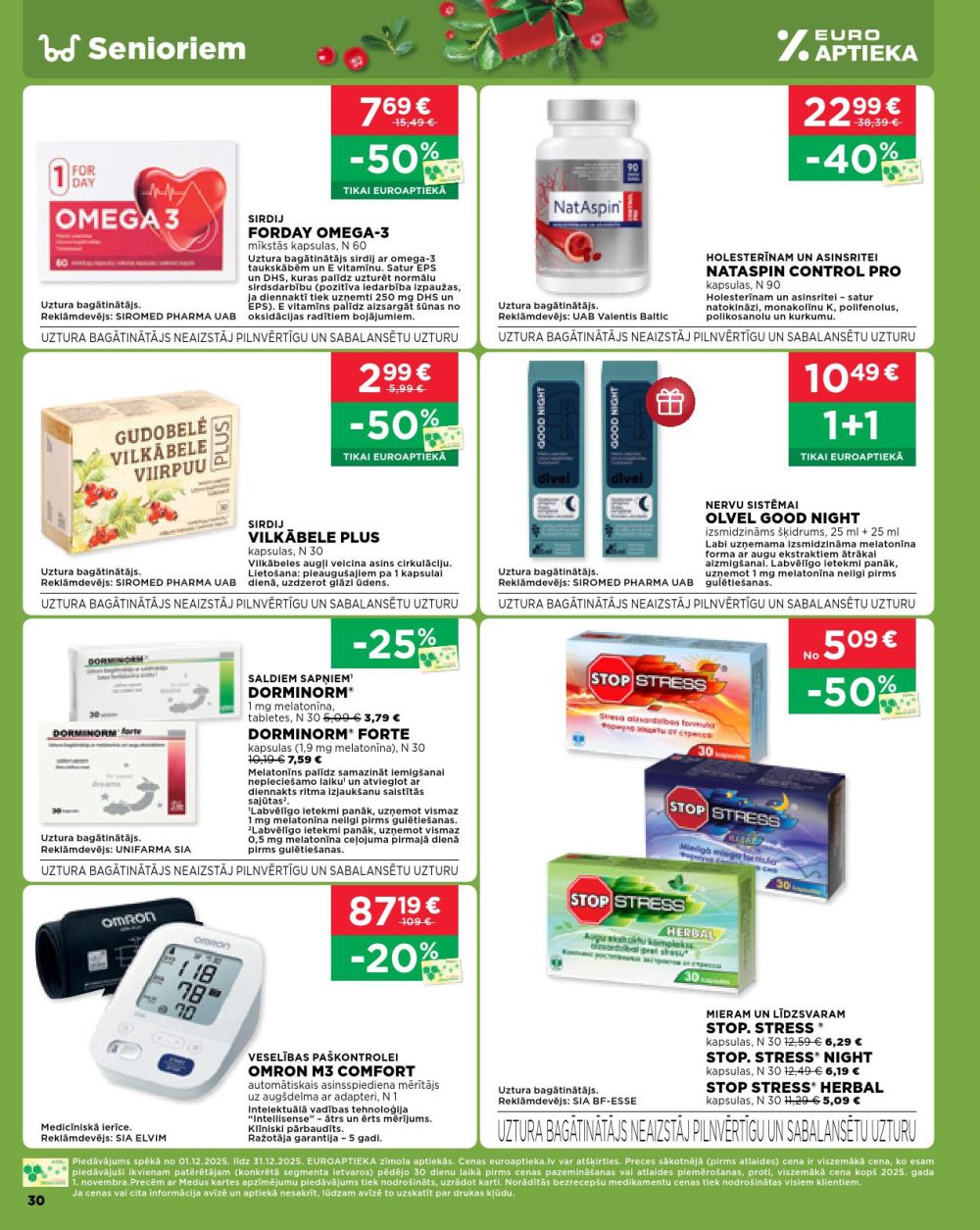 euroaptieka - EUROAPTIEKA (01.12.2025 - 31.12.2025) - page: 30