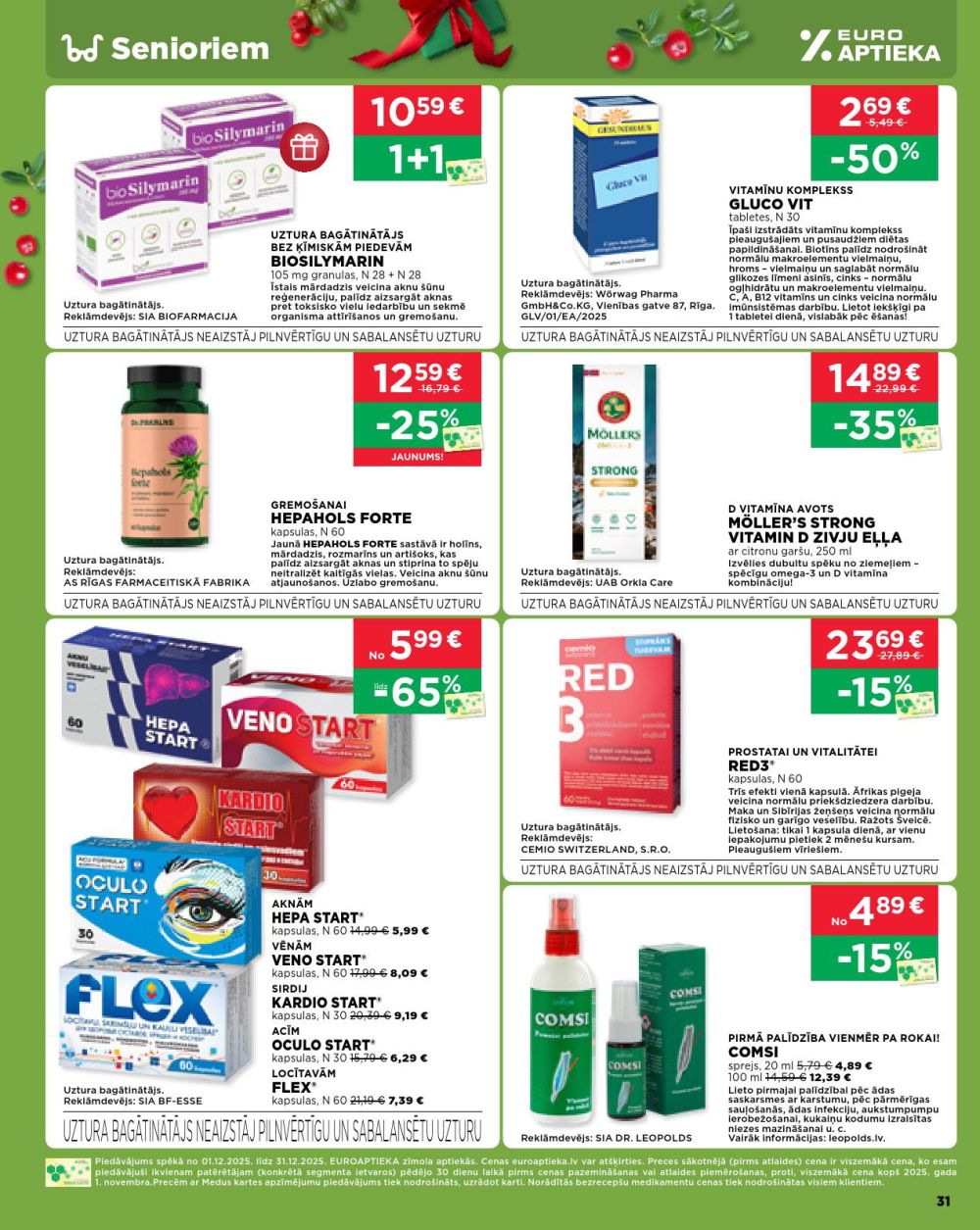 euroaptieka - EUROAPTIEKA (01.12.2025 - 31.12.2025) - page: 31