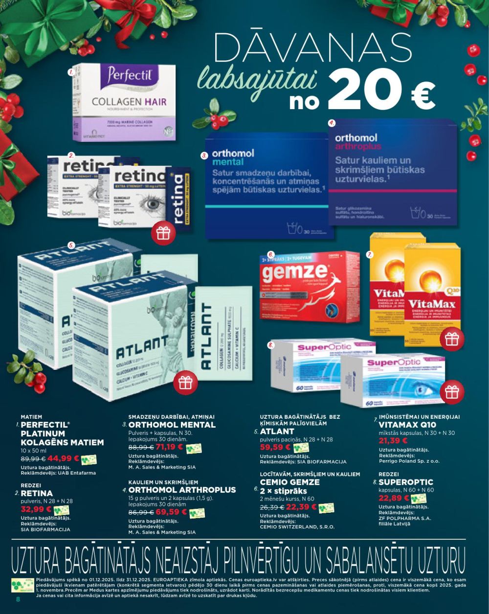 euroaptieka - EUROAPTIEKA (01.12.2025 - 31.12.2025) - page: 8