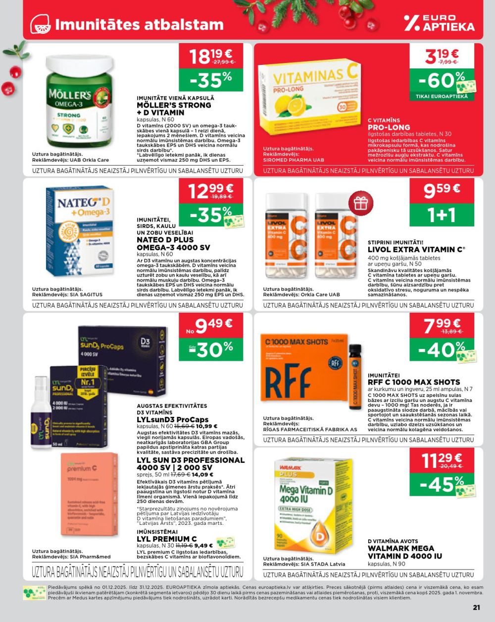 euroaptieka - EUROAPTIEKA (01.12.2025 - 31.12.2025) - page: 21