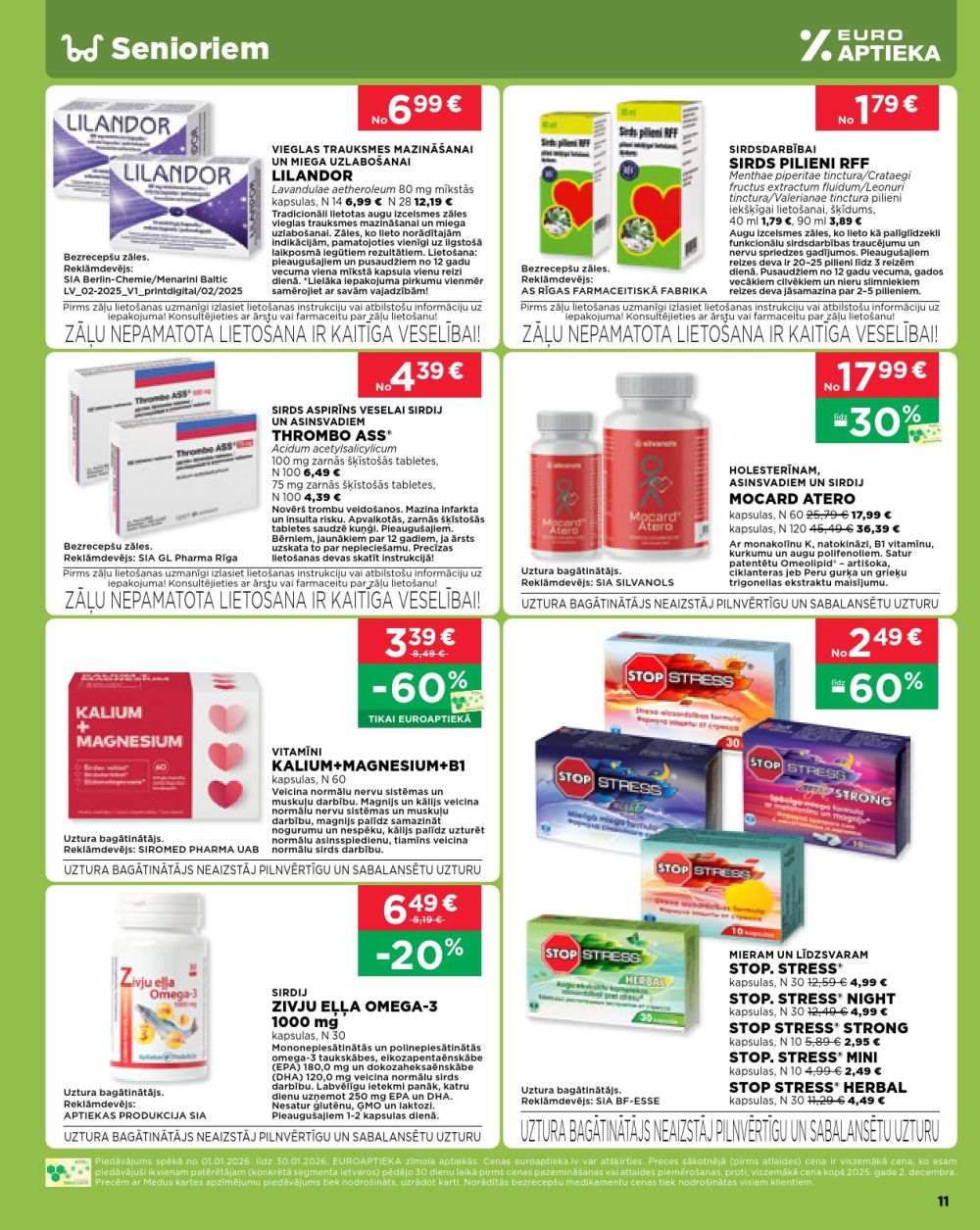 euroaptieka - EUROAPTIEKA (01.01.2026 - 31.01.2026) - page: 11