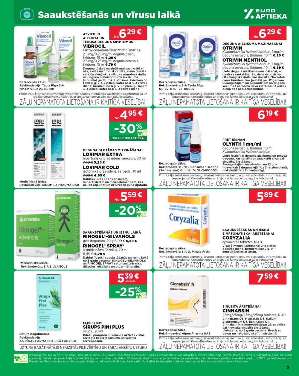 euroaptieka - EUROAPTIEKA (01.01.2026 - 31.01.2026) - page: 5