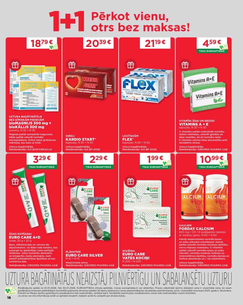 euroaptieka - EUROAPTIEKA (01.01.2026 - 31.01.2026) - page: 18