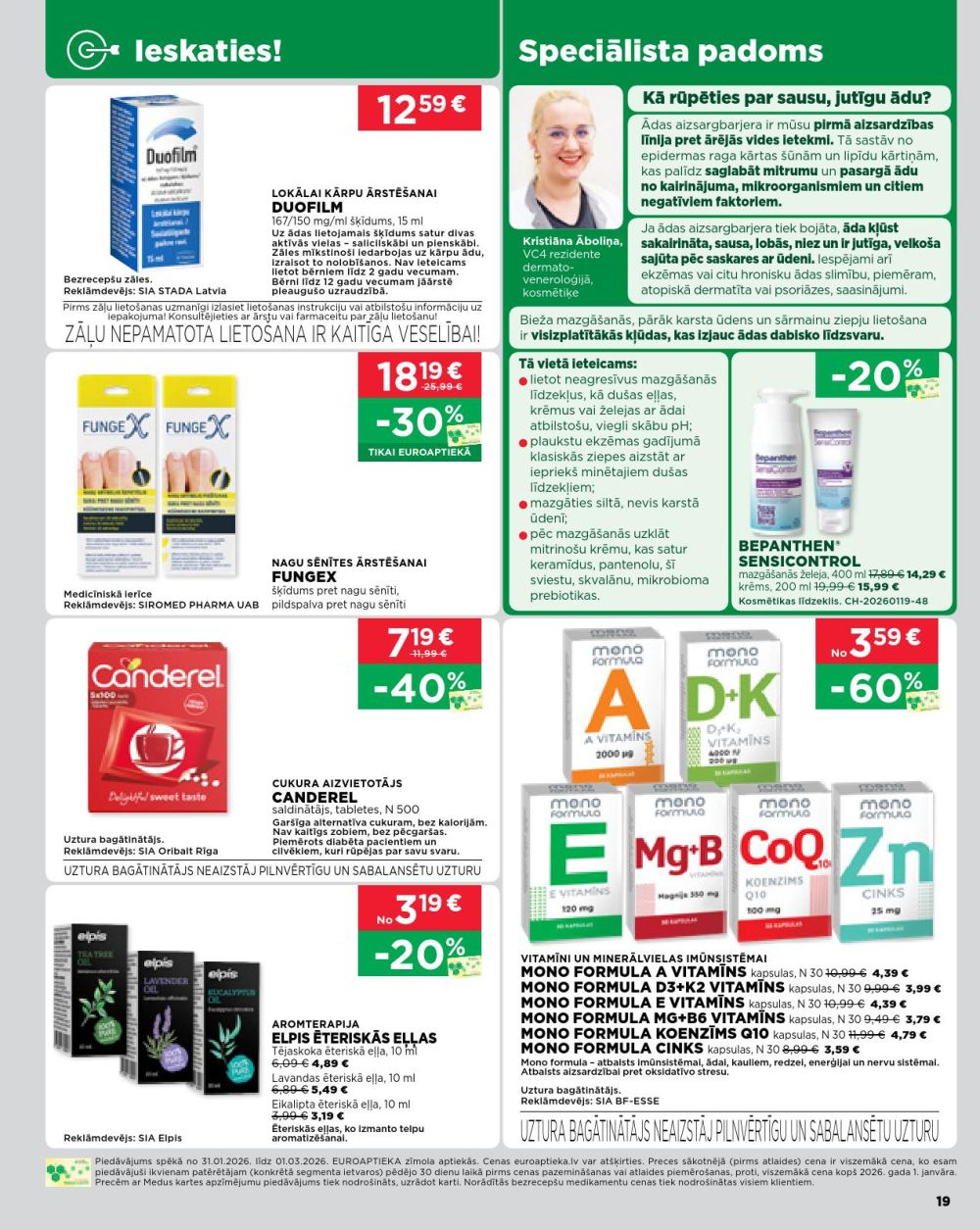 euroaptieka - EUROAPTIEKA (31.01.2026 - 01.03.2026) - page: 19