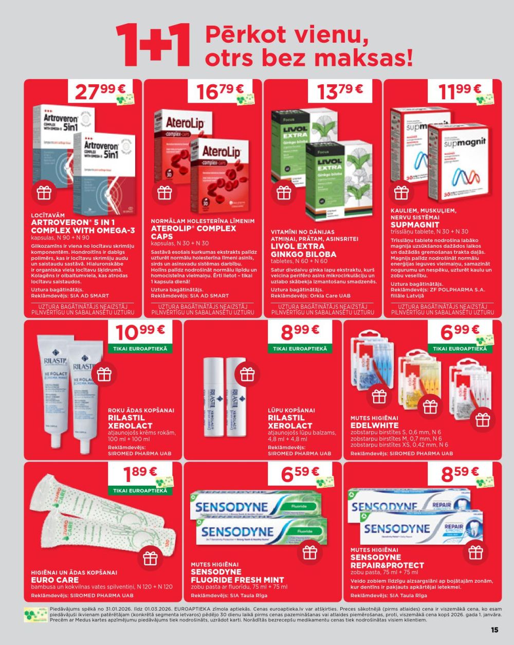 euroaptieka - EUROAPTIEKA (31.01.2026 - 01.03.2026) - page: 15